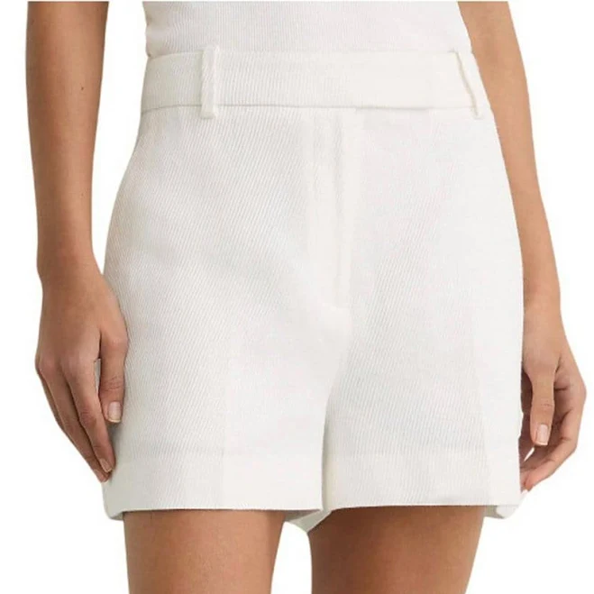 Reiss Women's Alyx Linen-Blend Tailored Shorts