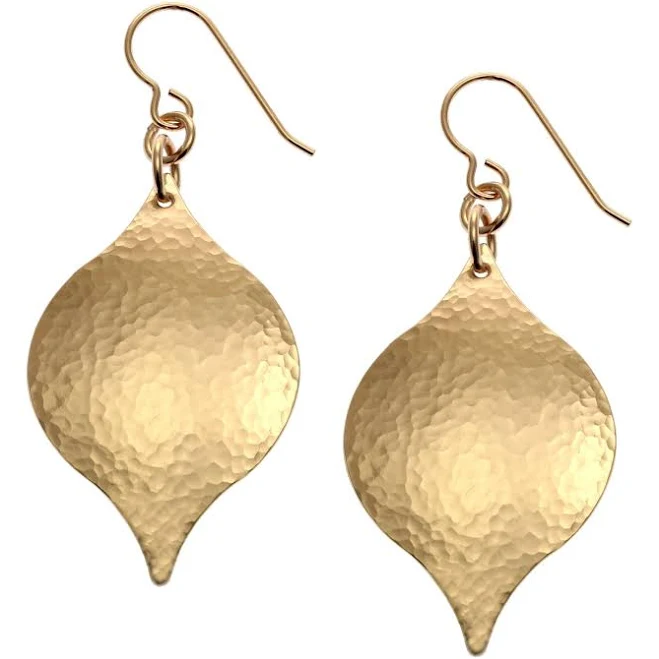 Hammered Bronze Marrakesh Drop Earrings