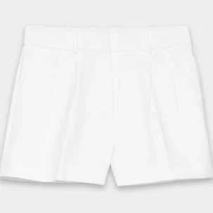 Aritzia Women's Babaton Pleated Mini Shorts