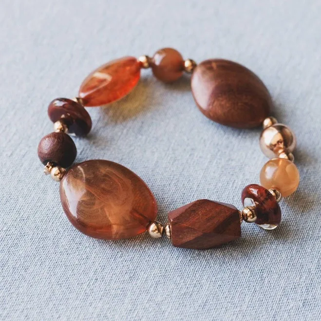 Three Bird Nest Willow Dust Bracelet Women's