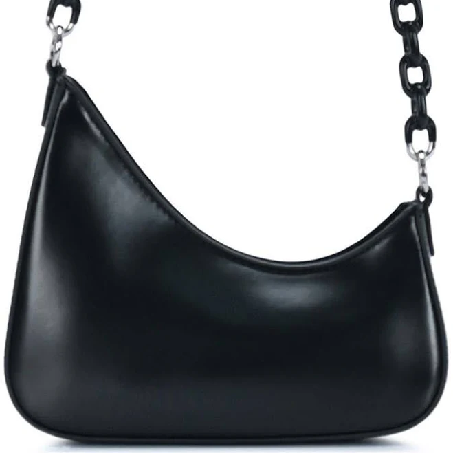 Selma Chain Handle Asymmetric Shoulder Bag