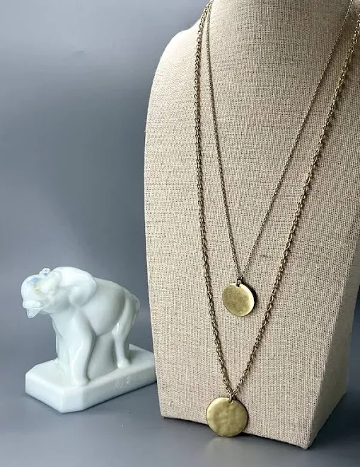 J.Crew Women's Layered Coin Necklace