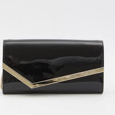 Jimmy Choo Emmie Patent Leather Clutch