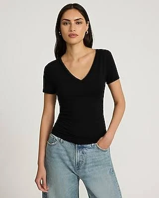 Supersoft Women's Fitted V-Neck Double Layer Tee