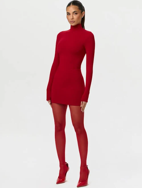 Naked Wardrobe Women's Butter Contour Mini Skirt