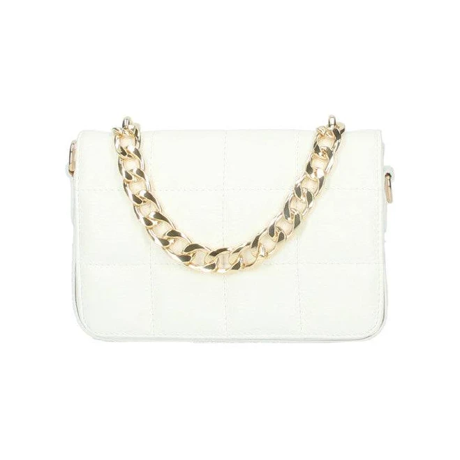 Italian Leather Handbag with Chain Strap