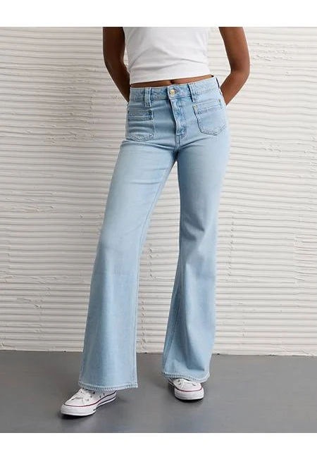 AE Women's High-Waisted Flare Jeans