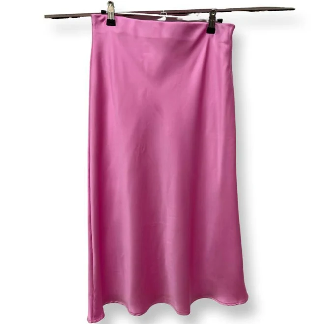Ingrid Wittmann Satin Midi Skirt