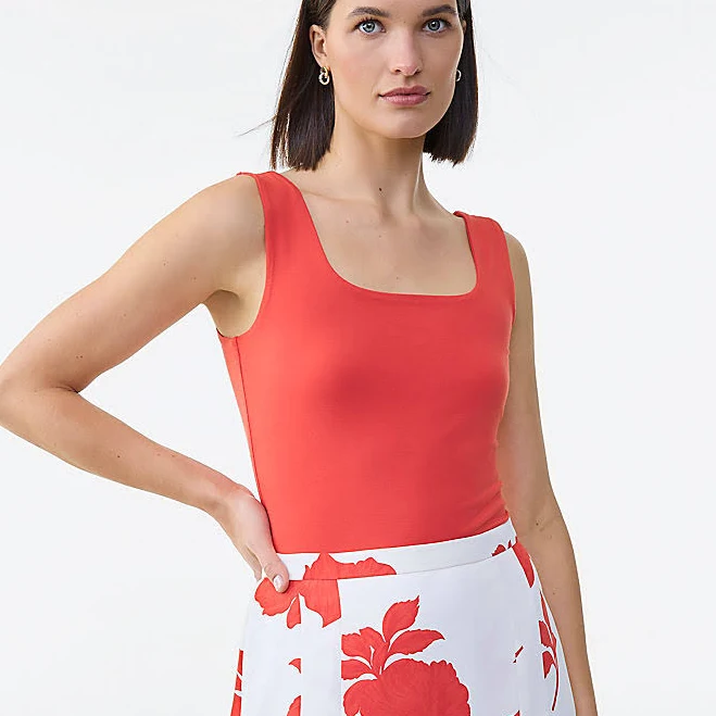 Ann Taylor Women's Square Neck Tank Top