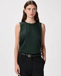 Washable Stretch Silk Shell Tank