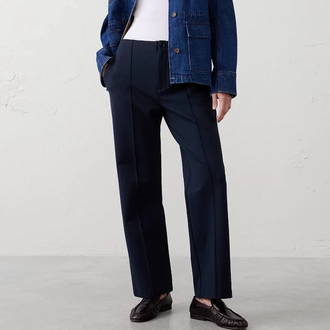 Women's High-Rise Ponte Pants