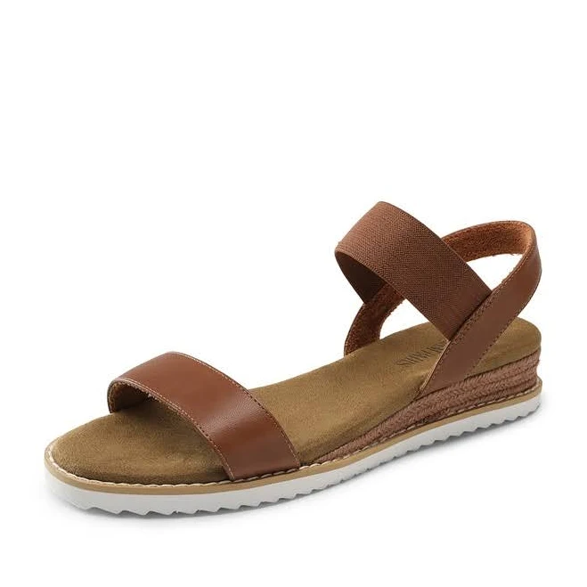 Ankle Elastic Strap Espadrille Flat Sandals