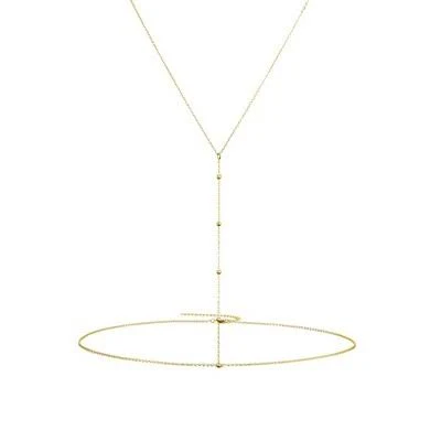 Adornia 14K Gold Plated Adjustable Body Chain