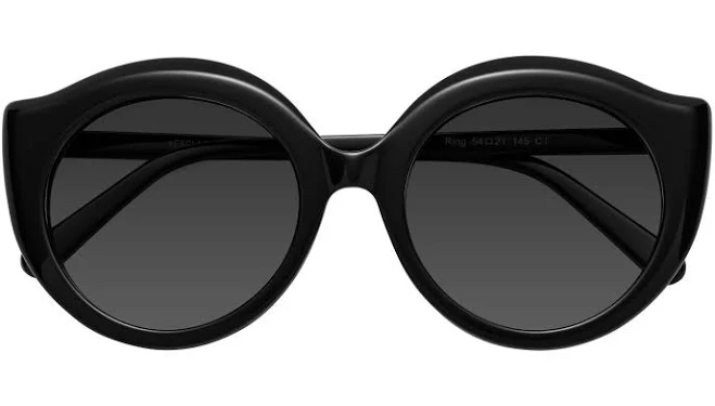 Oversized Acetate Round Sunglasses