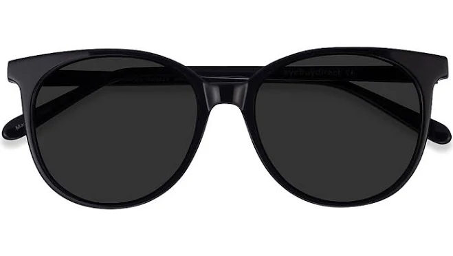 Sun Bardot Round Acetate Sunglasses