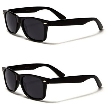 Retro Rewind 2 Pack New Polarized 2 Black Sunglasses PZ Free Shipping, Adult Unisex, Size: One size