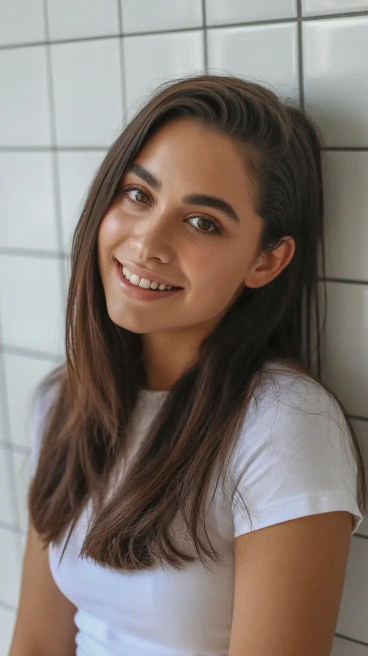 summer haircuts for girls 2026 Side-Swept Layers with a Soft Volume Boost