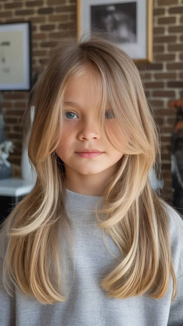 summer haircuts for girls 2026 Long Feathered Layers with Face-Framing Volume