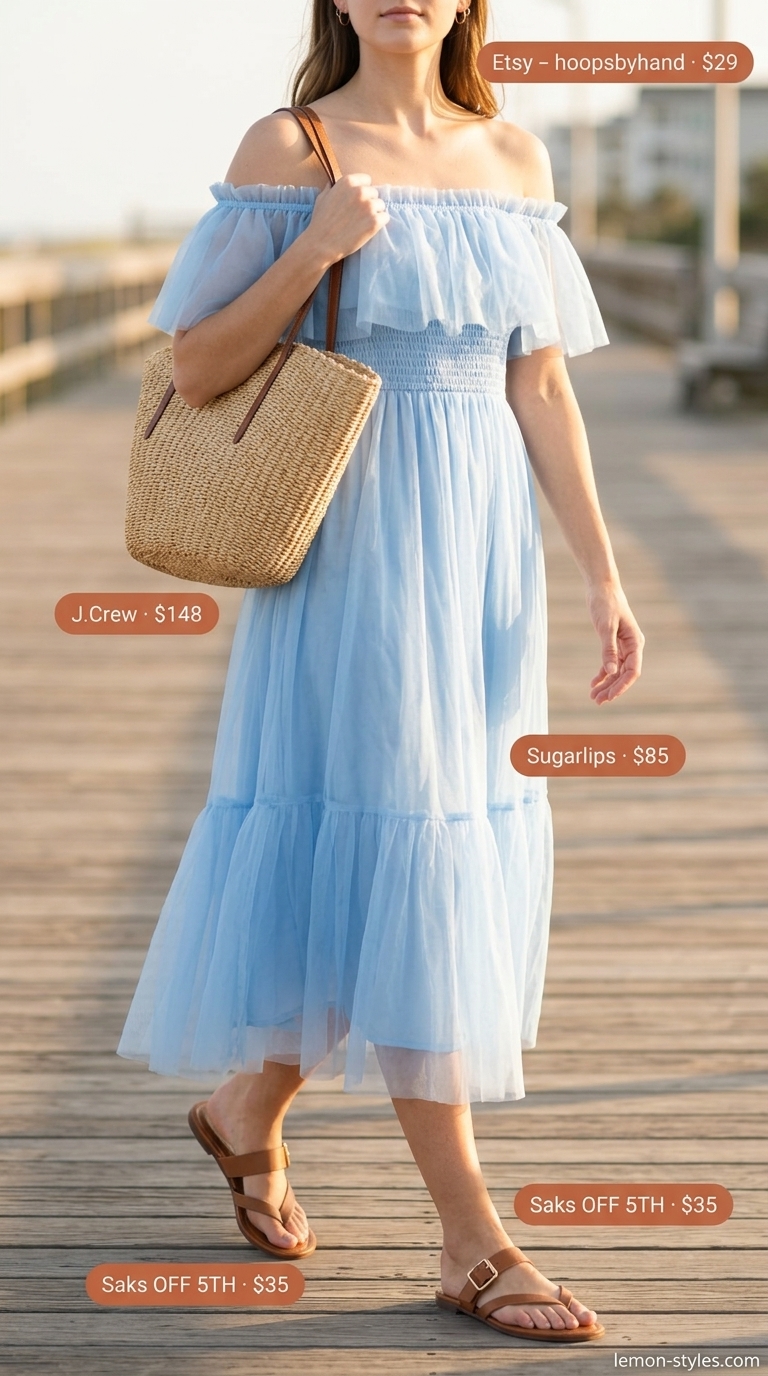 25 Chic Summer Off-Shoulder Dress Outfits You'll Love to Wear in 2026