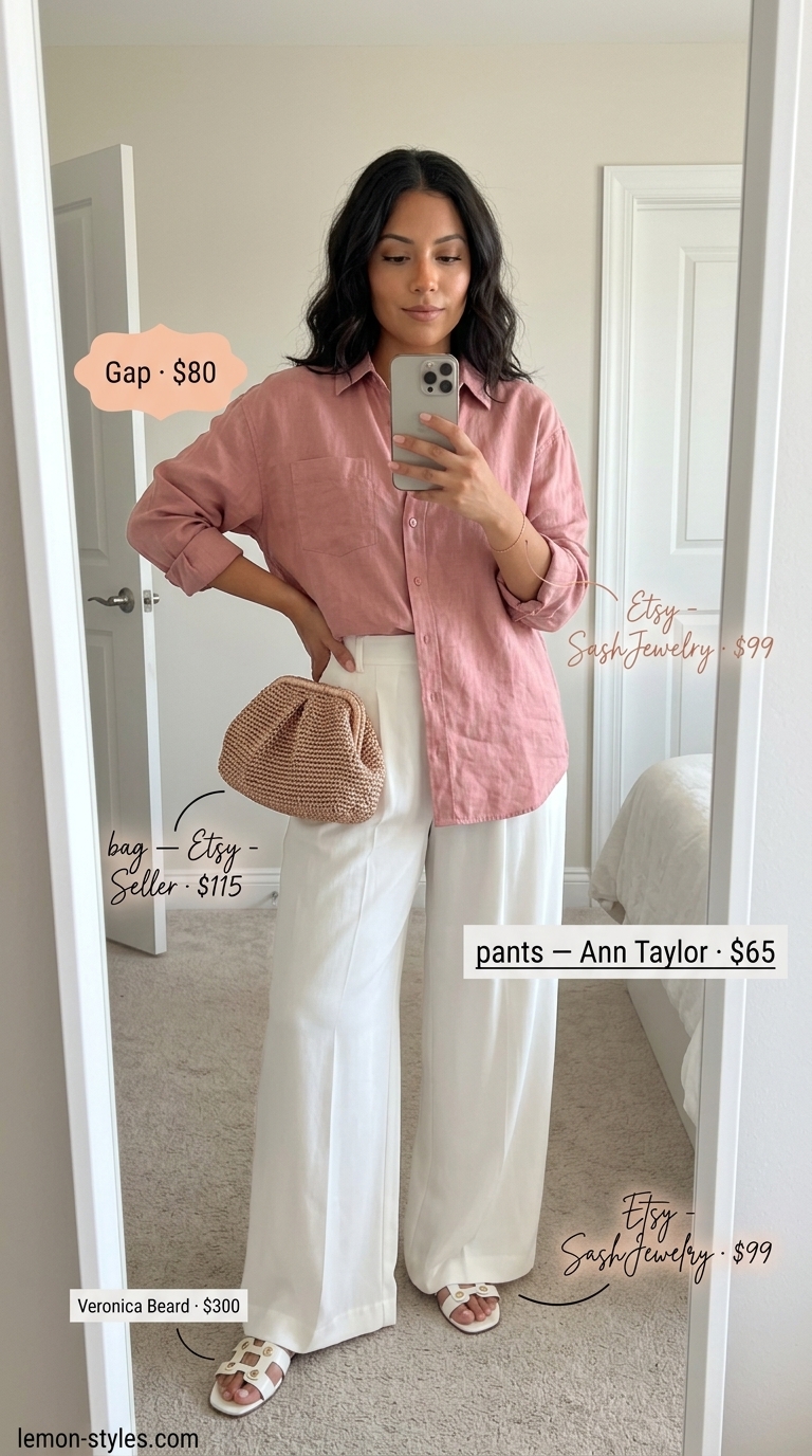 Coastal Evening Soiree: The Oversized Linen Trap