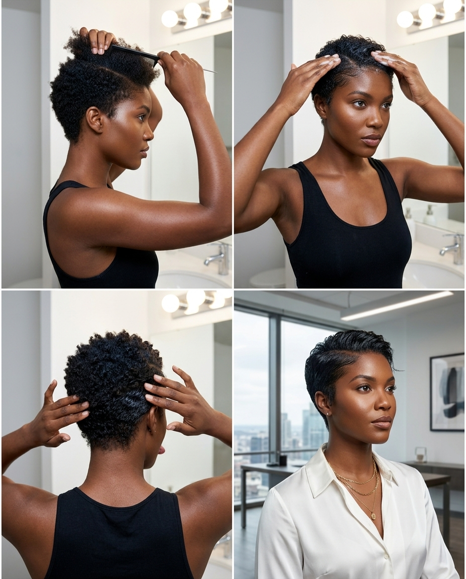 Espresso Crop Chic 2026 short midnight espresso crop with blue-black undertones for professional look