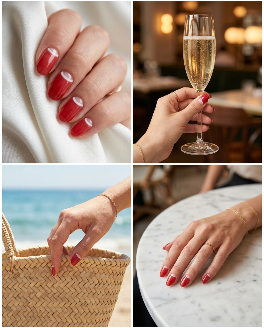 Sheer Berry Dew French Oval Nails 2026 Sheer berry dew French oval summer nails 2026, elegant for brunch & daily sophistication. Sultry.