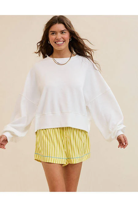 sweatshirt Aerie Women's Classic Crew Sweatshirt Aerie $21.98