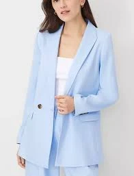 blazer Ann Taylor Women's Oversized Peak Lapel Linen Blend Blazer eBay $59.99