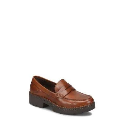 shoes Børn Carrera Platform Penny Loafer in Brown Leather at Nordstrom, Size 7.5 Stylight Inc. $140