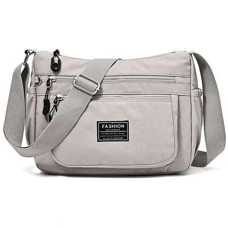bag Badpiggies Women's Nylon Waterproof Crossbody Bag with Multi Zipper Pockets Walmart - BAD PIGGIES & CO $15.99