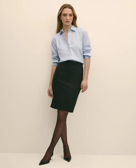 skirt Brooks Brothers Women's Essential Stretch Wool Pencil Skirt Brooks Brothers $228