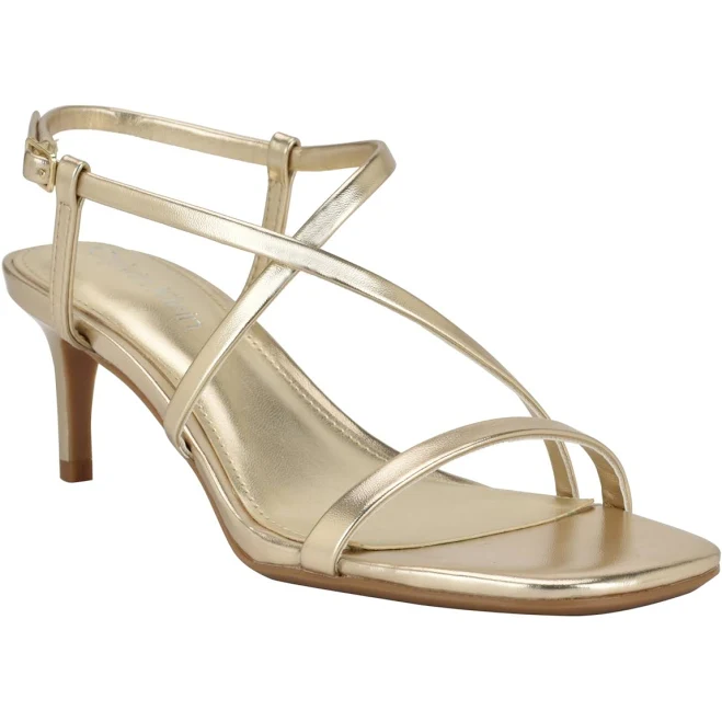 shoes Calvin Klein Women's Ishaya Strappy Low Stiletto Sandals Macy's $99
