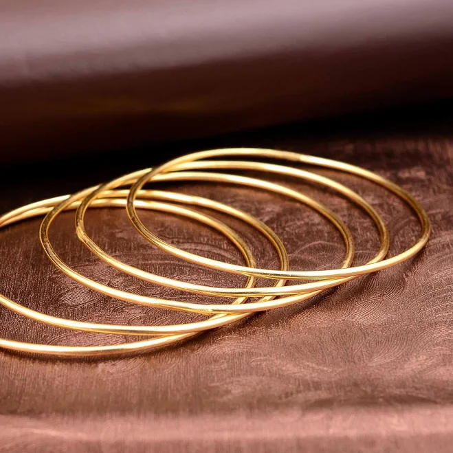 accessory Dainty Gold Bangle Set Etsy - Seller $16.42