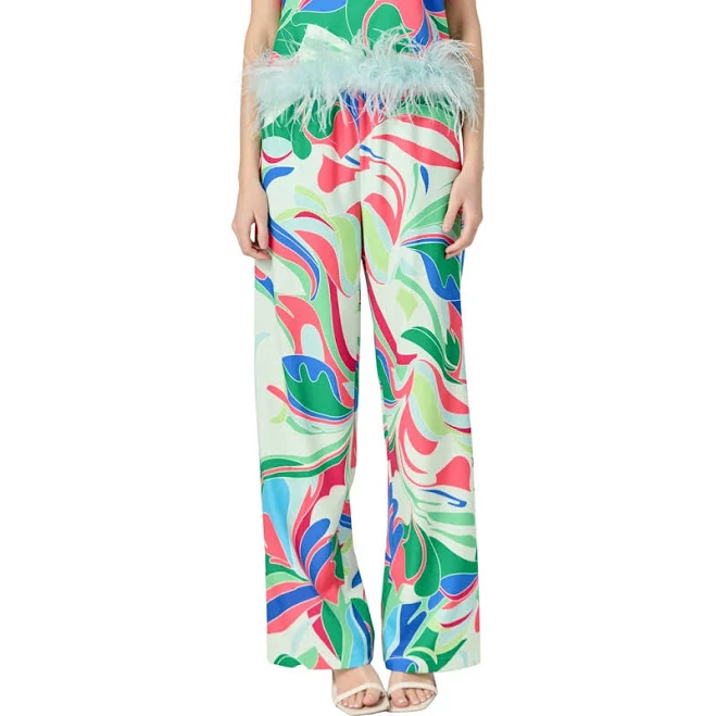 pants English Factory Women's Abstract Print Wide-Leg Pants Nordstrom $110