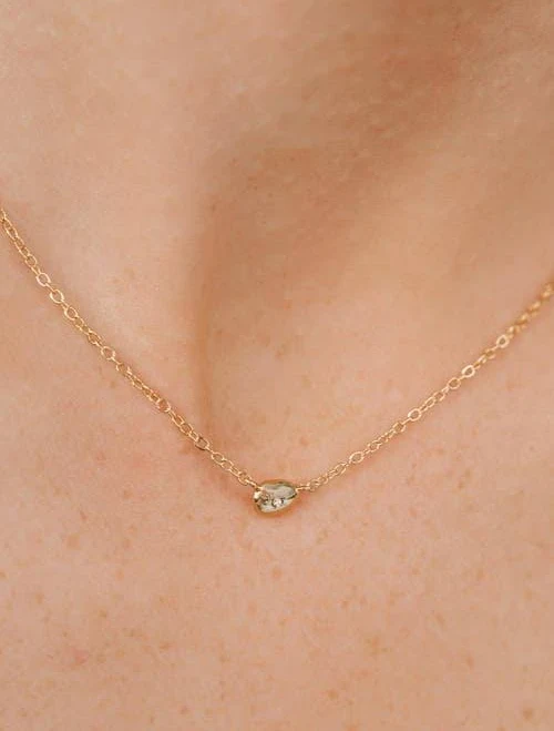 accessory Ettika 18k Gold Plated Dainty Pebble Pendant Necklace Nordstrom $40