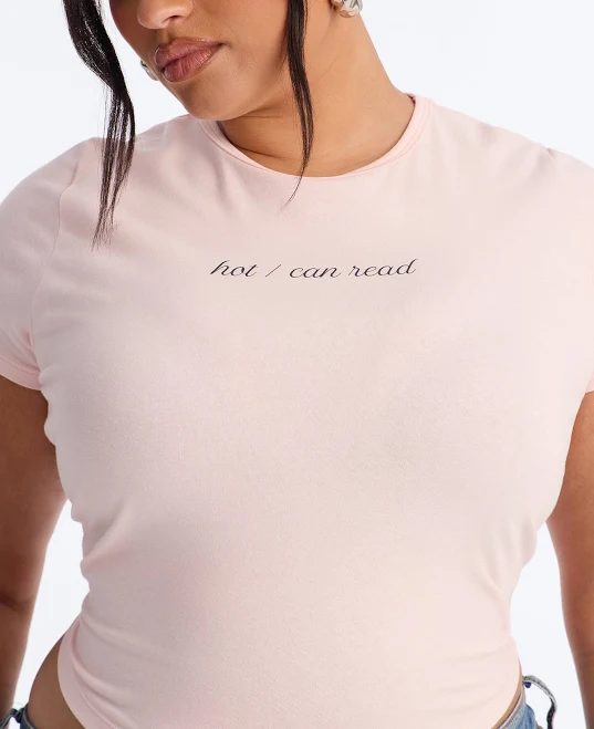 top Fashion Nova Cropped Baby Tee Fashion Nova $12.99