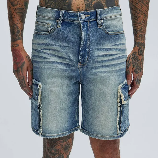 shorts Fashion Nova Men's Rush Home Denim Cargo Shorts Fashion Nova $20