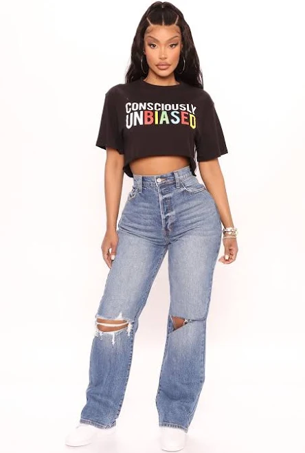 jeans Fashion Nova Women's Cut Above The Rest Ripped Straight Leg Jeans Fashion Nova $27.99
