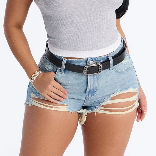 shorts Fashion Nova Women's Summer Break Ripped Cut Off Denim Shorts Fashion Nova $19.99