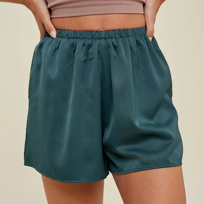 shorts Felicia Satin Shorts Baker & Co. Home Mercantile $38