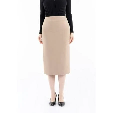 skirt G-line Back Vented Pencil Midi Skirt for Women Walmart - WestCoastMarket $85.9