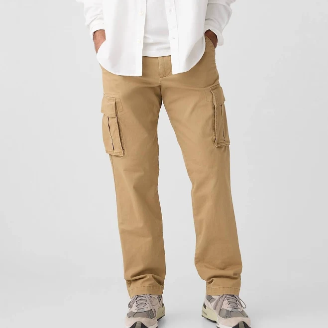 pants Gap Men's Gapflex Essential Straight Cargo Pants Gap Factory $41.99