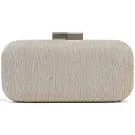 bag Gold Textured Metallic Box Clutch Rent The Runway $29
