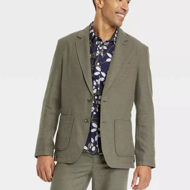 blazer Goodfellow & Co Men's Linen-Blend Blazer eBay - bullseye_deals $17.99