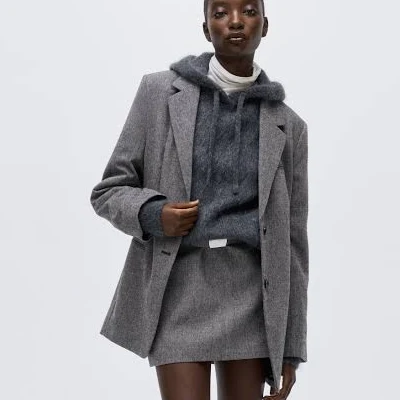 outerwear H&M Ladies Melange Long Blazer H&M $54.99