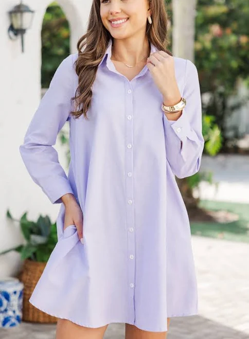 dress Hanging On Every Word Shirt Dress The Mint Julep Boutique $50