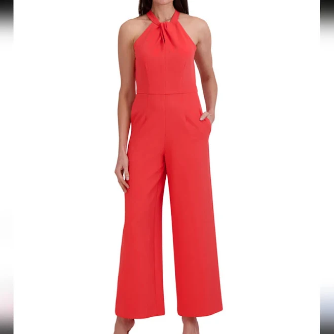 jumpsuit Julia Jordan Women's Pants & Jumpsuits Julia Jordan Twist-Front Halter Jumpsuit Poshmark $22