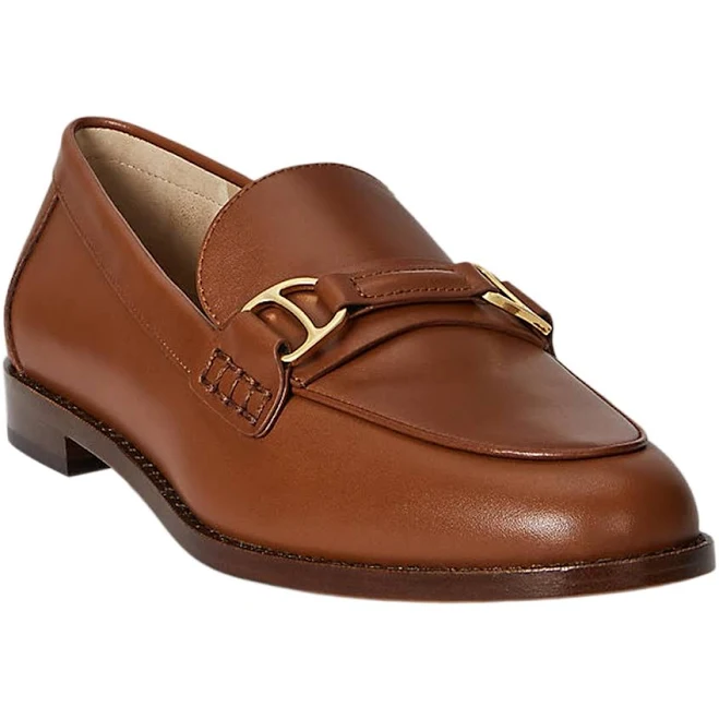 shoes Lauren Ralph Lauren Tasha Leather Loafers Women's Macy's $136.5