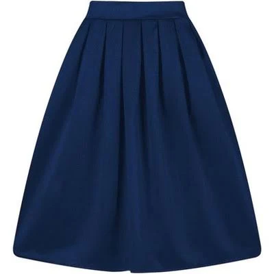 skirt LEVEN Women's Vintage High-Waist Pleated Midi Skirt Target $75.99