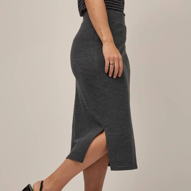 skirt Liz Merino Wool Midi Skirt wool& $133